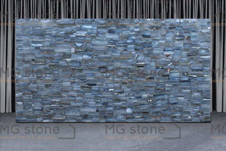 Полудрагоценные камни Agata Striata Blue