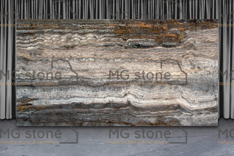 Травертин Travertino Brown Silver